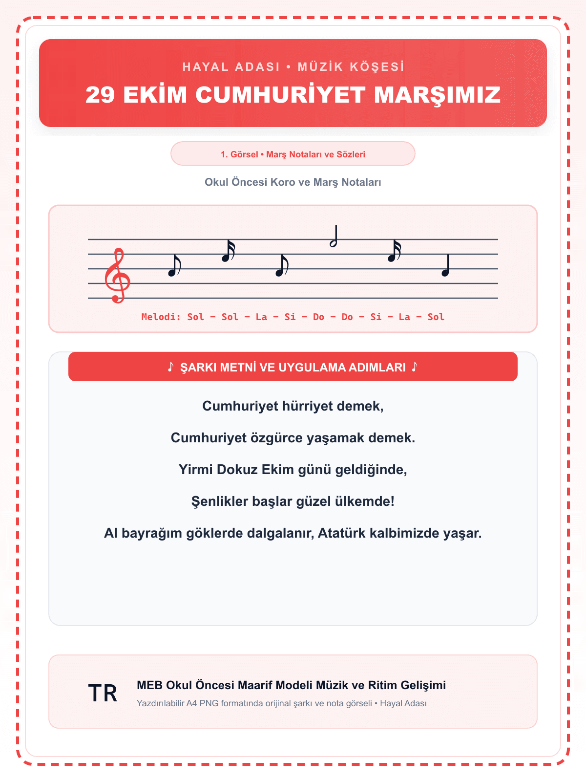 29 Ekim Cumhuriyet Marşımız